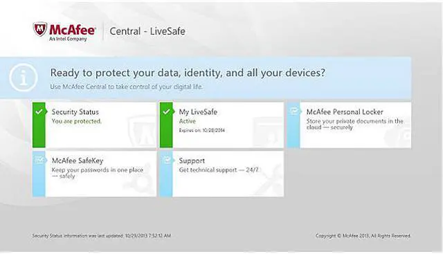 Alt view image 2 of 8 - McAfee LiveSafe - Download