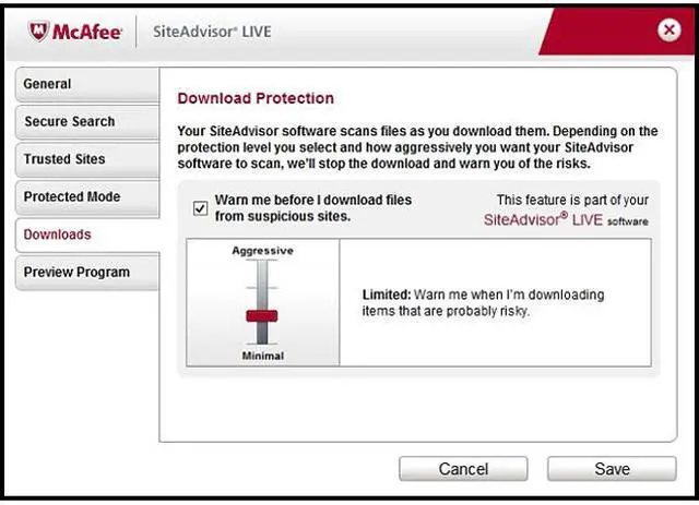 Alt view image 5 of 6 - McAfee 2015 Total Security Protection 1PC 1 Year - Download