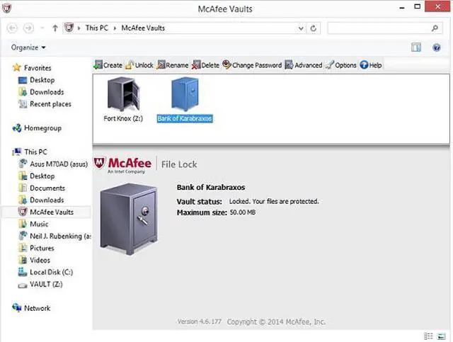 Alt view image 6 of 6 - McAfee 2015 Total Security Protection 1PC 1 Year - Download
