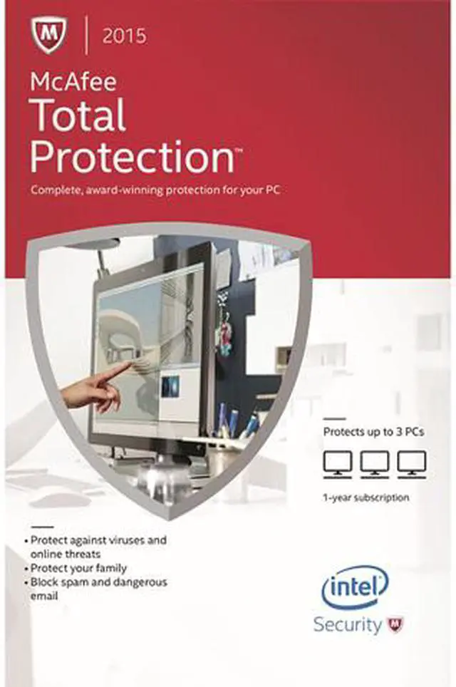 Main image of McAfee Total Protection 2015 - 3 PCs