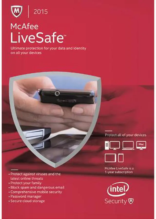Main image of McAfee LiveSafe 2015