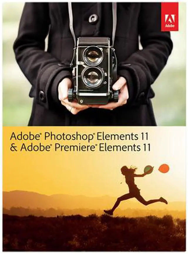 Main image of Adobe Photoshop & Premiere Elements 11 for Windows & Mac - Full Bundle Version