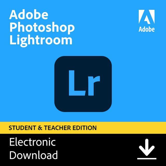 Adobe　Photoshop　Edition　Student　Teacher　CC　Lightroom　(1-Year　Validation　Windows　Subscription)　[Digital]　Mac,　Required