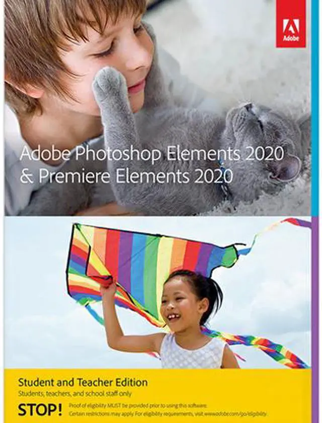 Main image of Adobe Photoshop & Premiere Elements 2020 for Student & Teacher - Validation Required - Windows & Mac