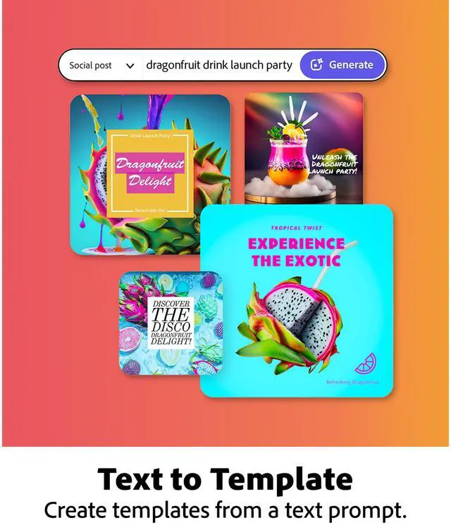 Alt view image 5 of 7 - Adobe Express Premium | 12 month subscription | Download | PC/Mac & Mobile Online Code