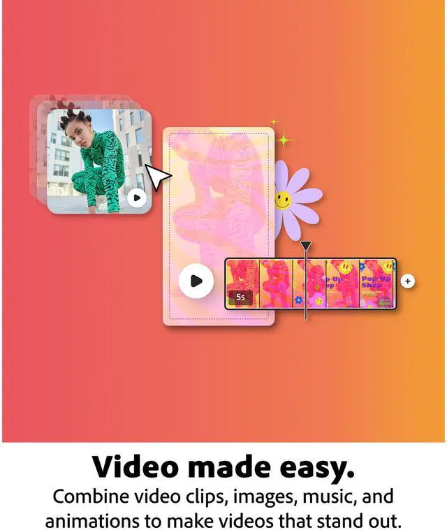 Alt view image 6 of 7 - Adobe Express Premium | 12 month subscription | Download | PC/Mac & Mobile Online Code