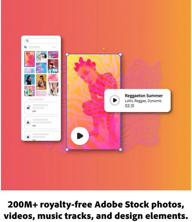 Alt view image 7 of 7 - Adobe Express Premium | 12 month subscription | Download | PC/Mac & Mobile Online Code