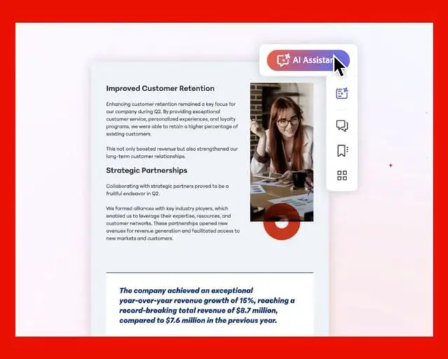 Alt view image 3 of 4 - Adobe AI Assistant - PDF Software - PC/Mac - Activation Required - Download