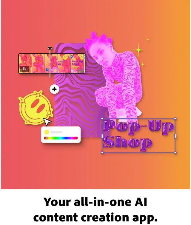 Alt view image 3 of 7 - Adobe Express Premium | 2-Month Free Trial Subscription with Auto-Renewal | Download | PC/Mac & Mobile Online Code