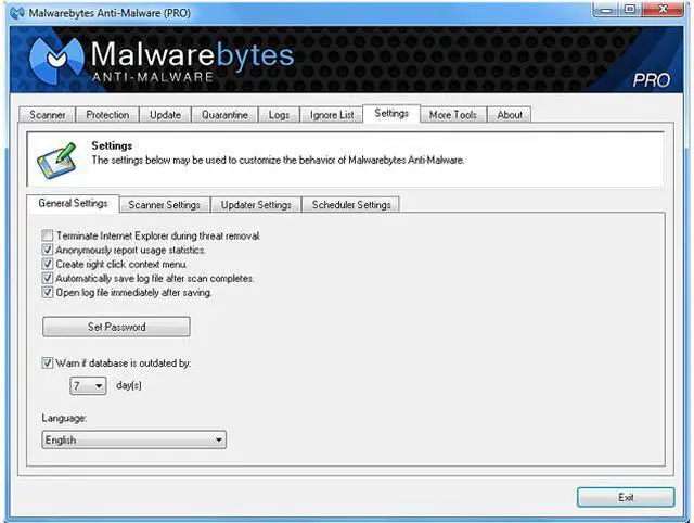 Alt view image 2 of 13 - Malwarebytes Anti-Malware Pro Lifetime - 1 PC