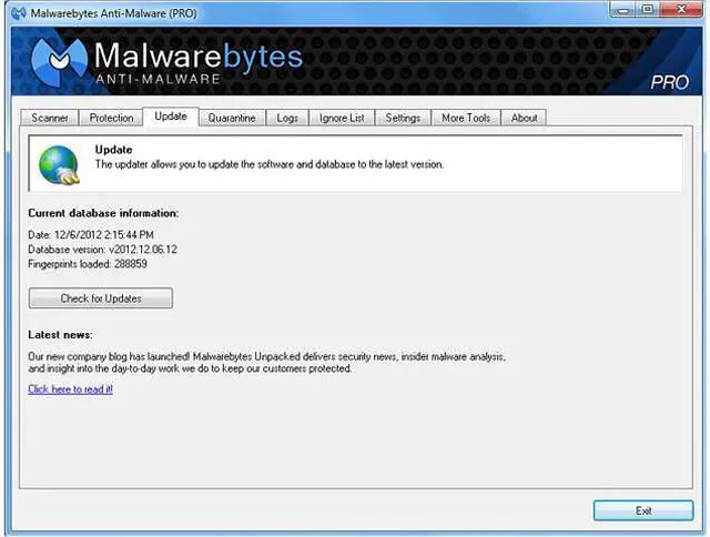 Alt view image 7 of 13 - Malwarebytes Anti-Malware Pro Lifetime - 1 PC