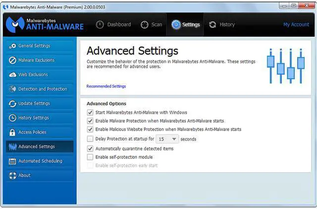 Alt view image 8 of 13 - Malwarebytes Anti-Malware Pro Lifetime - 1 PC