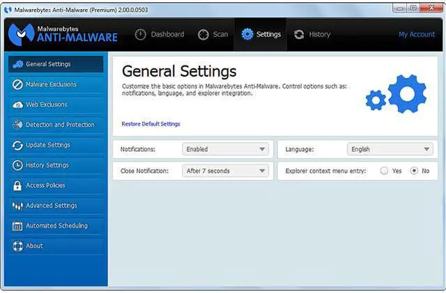 Alt view image 9 of 13 - Malwarebytes Anti-Malware Pro Lifetime - 1 PC