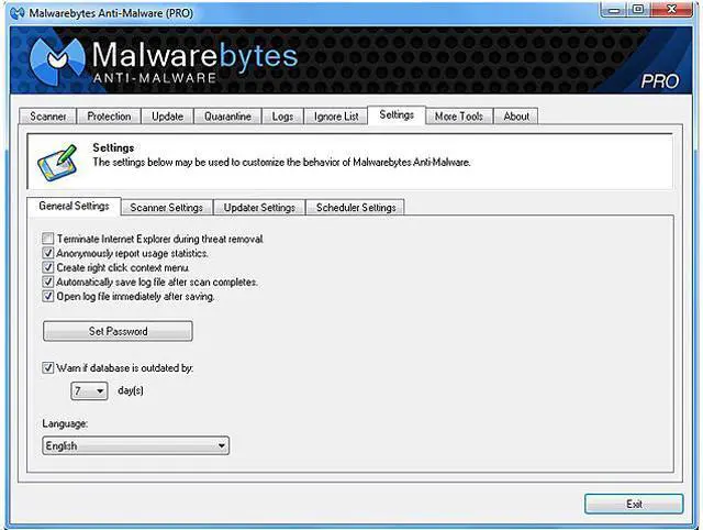 Alt view image 2 of 7 - Malwarebytes Anti-Malware Pro Lifetime - 1 PC - Download