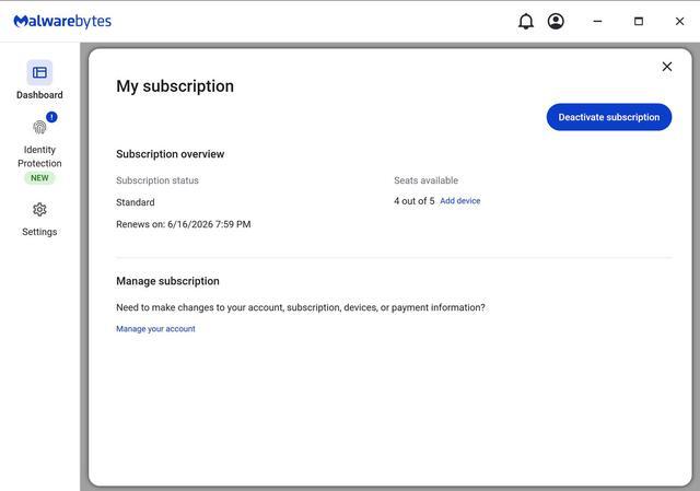 Alt view image 5 of 8 - Malwarebytes Premium Security - 3 Device / 1 Year - Download