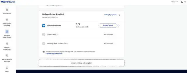 Alt view image 4 of 8 - Malwarebytes Premium Security - 10 Devices / 1 Year - Download