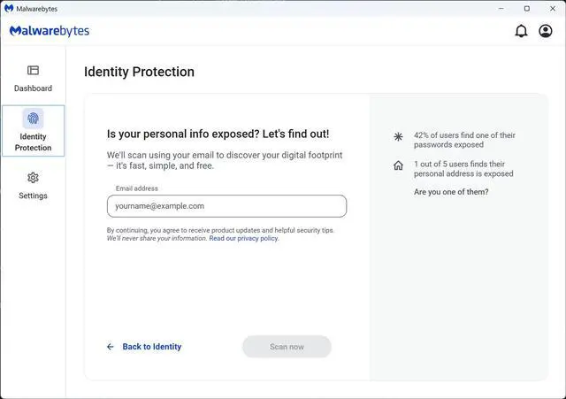 Alt view image 8 of 8 - Malwarebytes Premium + Privacy VPN (Plus subscription) - 4 Device / 1 Year - Download