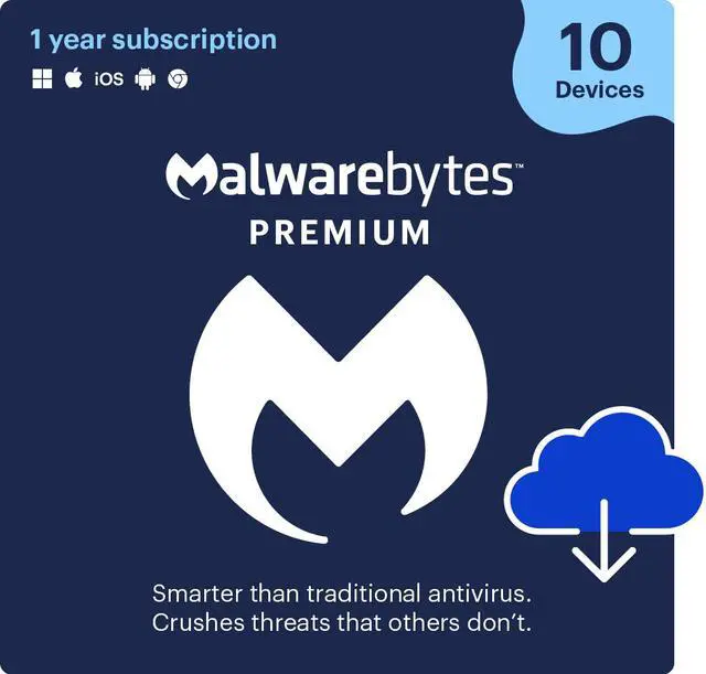 Main image of Malwarebytes Premium Bilingual 10-Device 1-Year Subscription [Download]