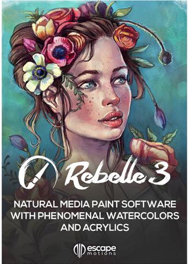 Rebelle  real media paint software