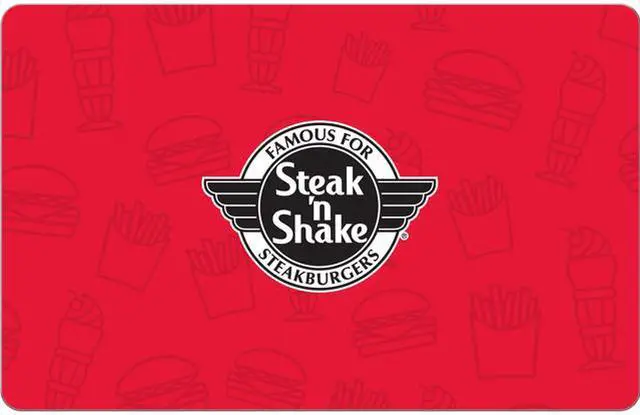 Main image of Steak'n Shake $10 Gift Card (Email Delivery)