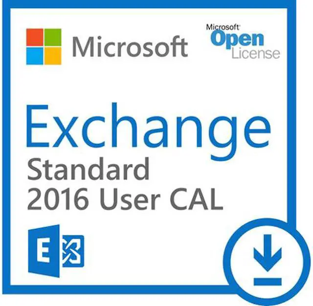 Main image of Microsoft Exchange Server 2016 Standard - License - 1 server - MOLP: Open Business - Win - Single Language: Requires 5 Points or an Existing Microsoft Agreement.