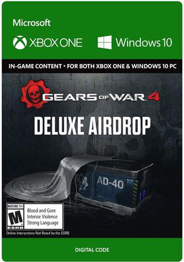 Download Xbox Gears of War 4 Deluxe Airdrop Xbox One Digital Code
