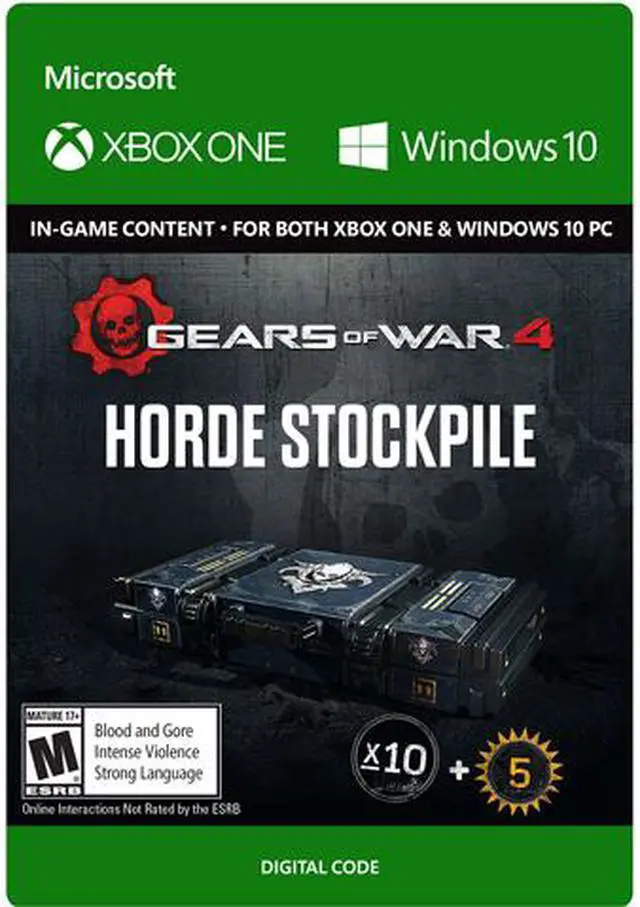 Main image of Gears of War 4: Horde Booster Stockpile Xbox One / Windows 10 [Digital Code]