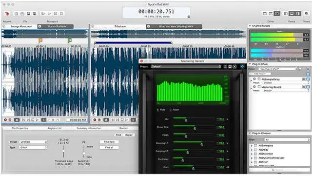 Alt view image 3 of 4 - MAGIX Sound Forge Pro Mac - Download