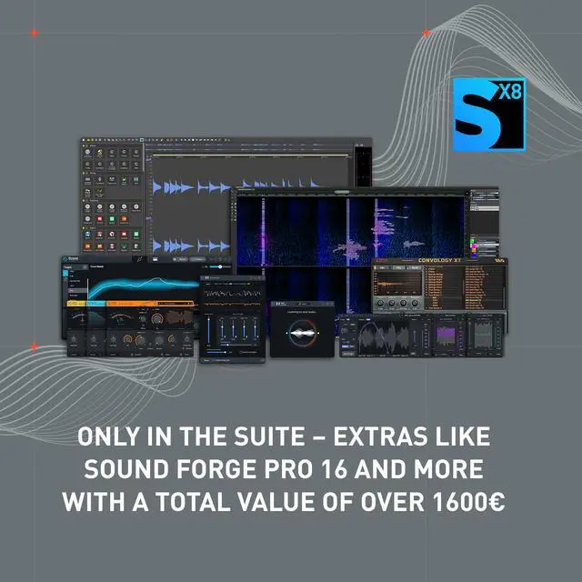 Alt view image 8 of 8 - Samplitude Pro X8 Suite - Download