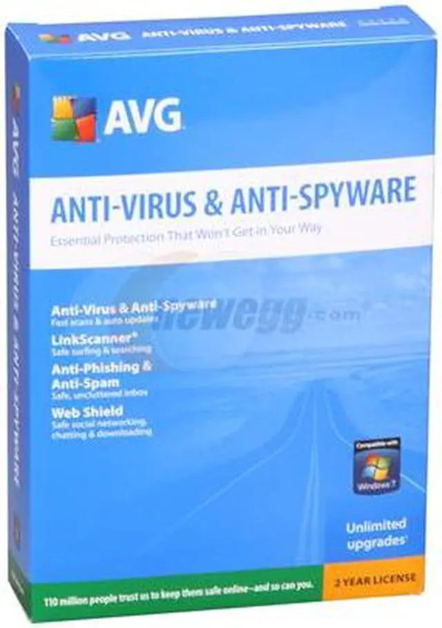 Main image of AVG Antivirus+Antispyware 9.0 2Year