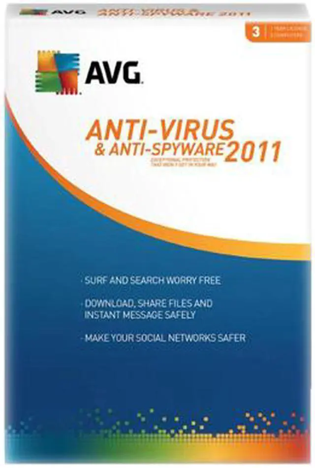 Main image of AVG Antivirus & Antispyware 2011 - 3 User
