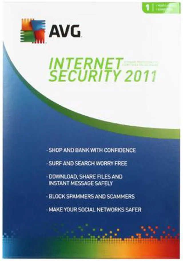Main image of AVG Internet Security 2011 - 1 User