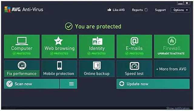 Alt view image 2 of 2 - AVG Anti-Virus 2013- 3 PCs (1 Year) - Download
