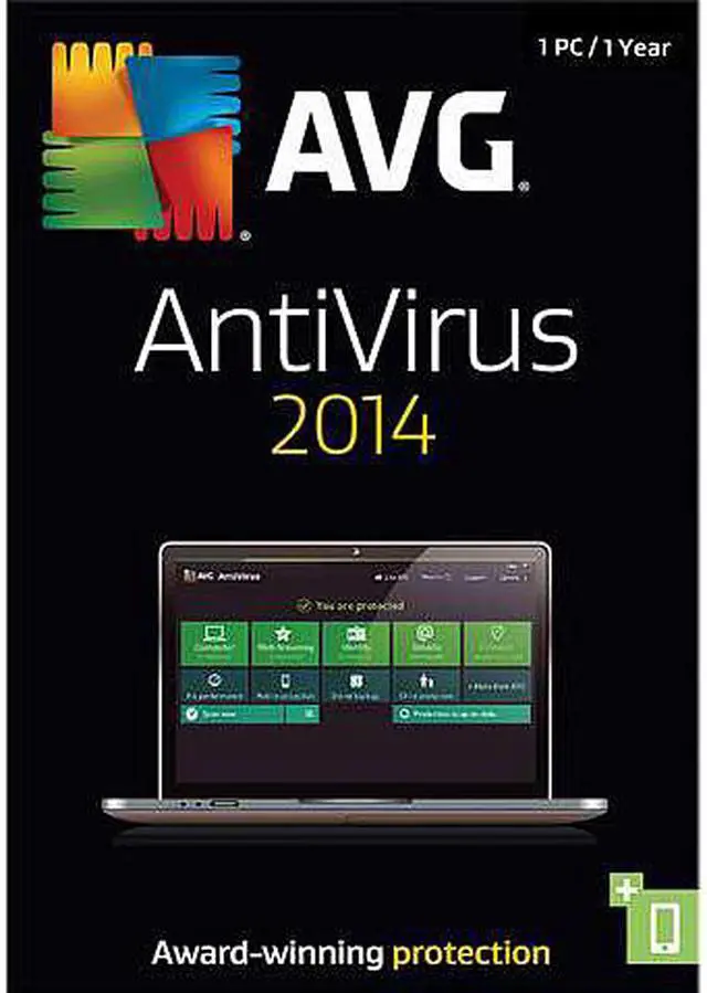 Main image of AVG Anti-Virus 2014 - 1 PC - Product Key Card - OEM