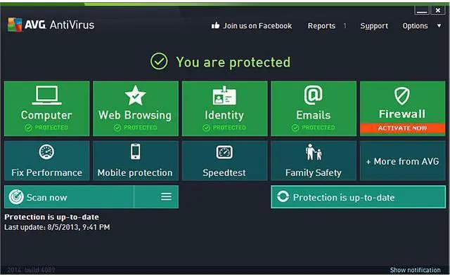Alt view image 2 of 6 - AVG Anti-Virus 2014 - 1 PC - Product Key Card - OEM