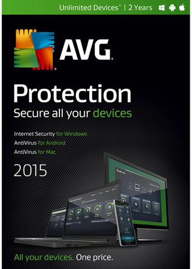 Main image of AVG Protection 2015 - Unlimited Devices / 2 Years (Internet Security)