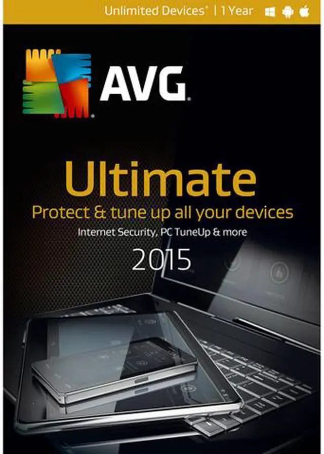 Main image of AVG Ultimate 2015 - Unlimited Devices / 1 Year