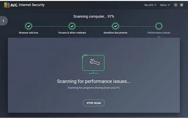 Alt view image 3 of 5 - AVG Internet Security 2019, 3 PC / 1 Year [Key Card]