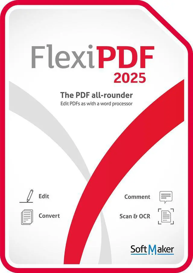 Main image of SoftMaker FlexiPDF 2025 for Windows (3-Devices) - Download