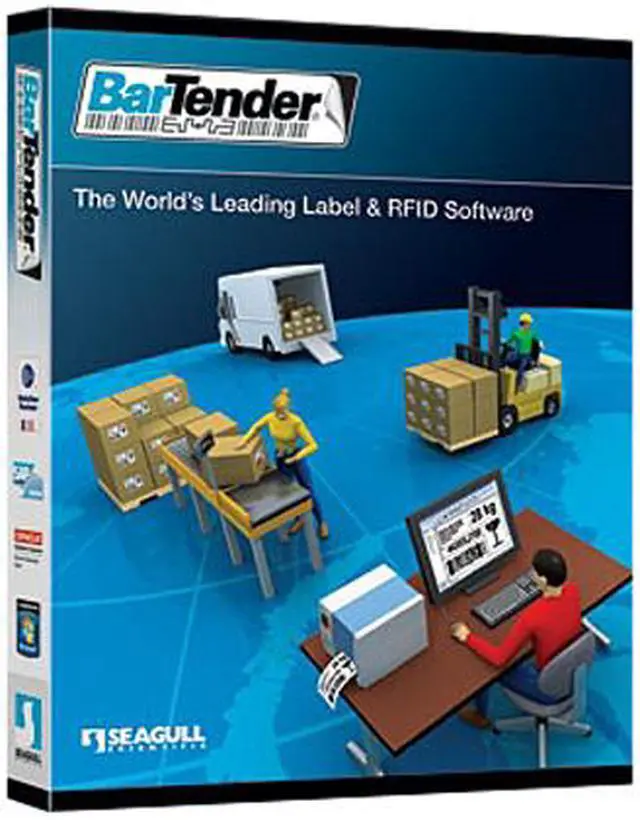 Main image of Seagull Scientific BT-PRO Bartender Label & RFID Software 10.1 Professional Edition One User License