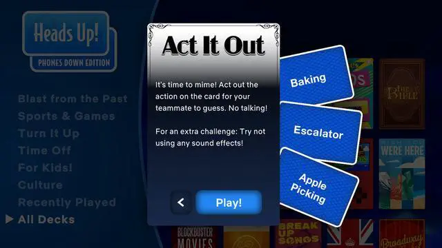 Alt view image 6 of 11 - Heads Up! Phones Down Edition - PC [Steam Online Game Code]