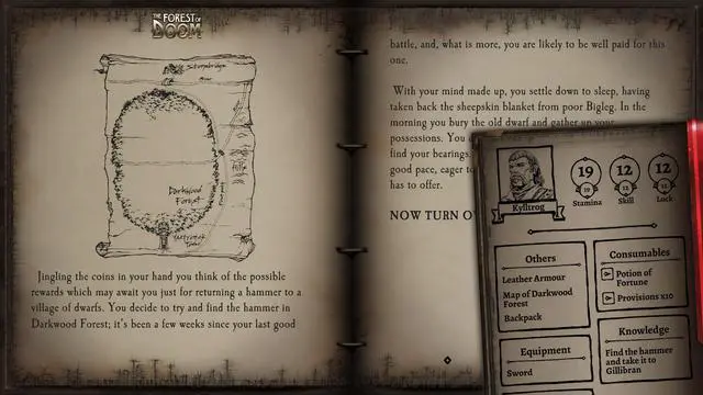 Alt view image 4 of 6 - The Forest of Doom (Fighting Fantasy Classics) - PC [Steam Online Game Code]