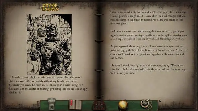 Alt view image 2 of 7 - City of Thieves (Fighting Fantasy Classics) - PC [Steam Online Game Code]