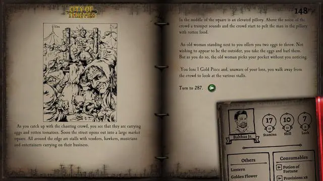 Alt view image 6 of 7 - City of Thieves (Fighting Fantasy Classics) - PC [Steam Online Game Code]