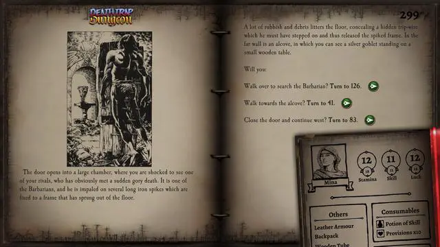 Alt view image 3 of 7 - Deathtrap Dungeon (Fighting Fantasy Classics) - PC [Steam Online Game Code]