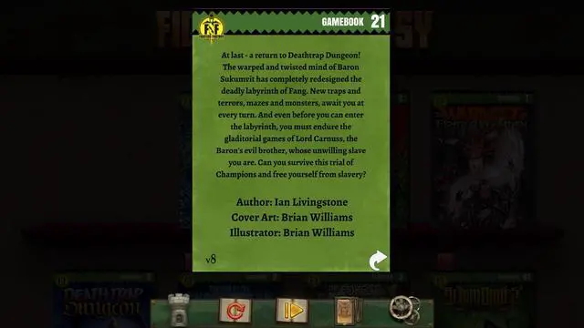 Alt view image 2 of 5 - Trial of Champions (Fighting Fantasy Classics) - PC [Steam Online Game Code]