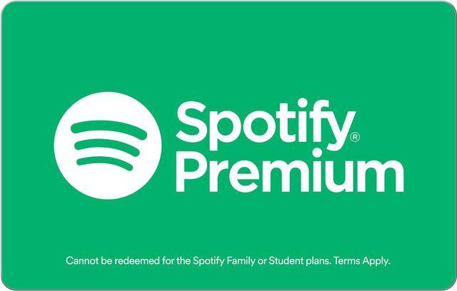 (Email Card Gift Delivery) $60 Spotify