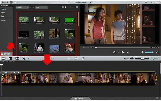 Alt view image 2 of 3 - ArcSoft ShowBiz 5 - Download