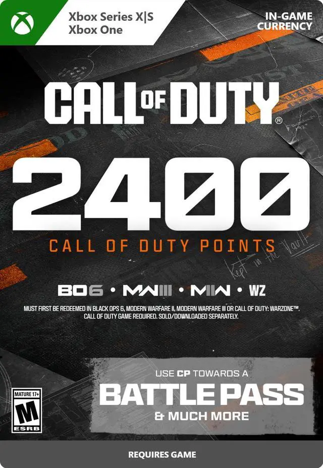 Main image of Call of Duty Points - 2400 Xbox Series X|S and Xbox One [Digital Code]