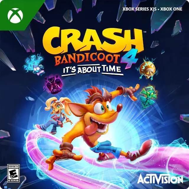 Main image of Crash Bandicoot 4: It’s About Time Xbox Series X|S, Xbox One [Digital Code]
